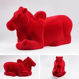 Untitled by Arunkumar H G, Velvet on fiberglass, sold Sep 2008