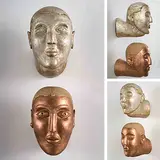Two Friends by Mayyur Kailash Gupta, Illustrated are two views of the sculpture, sold Sep 2008