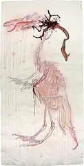 Untitled by Mithu Sen, Mixed media on paper, sold Sep 2008