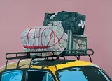 Saat Samundra Par (Across the Seven Seas) by Subodh Gupta, Oil on canvas, sold Sep 2008