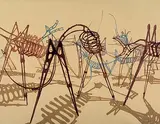 Untitled by Ram Bali Chauhan, Acrylic on canvas, sold Sep 2008