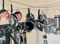 Idol Thief I by Subodh Gupta, Oil on canvas, sold Sep 2008