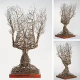 Untitled by Dhananjay Singh, Bronze and copper wire, sold Sep 2008