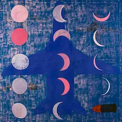 Their Kind of Night by Anjum Singh, Oil on canvas, offered Sep 2008