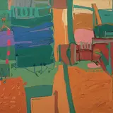 Untitled by Kishor Shinde, Oil on canvas, sold Sep 2008