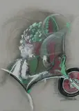 Untitled by Anandajit Ray, Mixed media on paper, sold Sep 2008