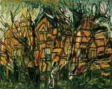 Untitled by F. N. Souza, Oil on board, sold Jun 2008
