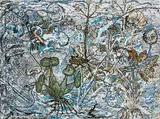 Untitled by Jayashree Chakravarty, Acrylic and oil on canvas, sold Jun 2008
