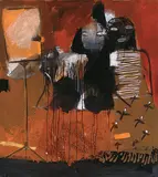 Untitled by Chittrovanu Mazumdar, Oil on canvas pasted on board, offered Jun 2008