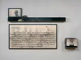Each Father Lost-III by Atul Dodiya, Mixed media, sold Jun 2008