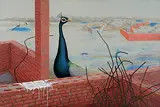 The Urbanscape III by Jagannath Panda, Acrylic on canvas, sold Jun 2008