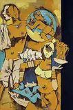 Untitled by M. F. Husain, Acrylic on canvas, offered Jun 2008