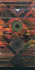 Germination by S. H. Raza, Acrylic on canvas, sold Jun 2008