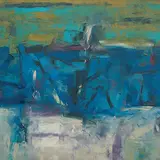 Untitled by K. M. Adimoolam, Oil on canvas, sold Jun 2008
