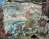 Untitled by Jayashree Chakravarty, Mixed media on canvas, offered Jun 2008
