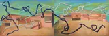 Spreading Milk Everywhere by Sudarshan Shetty, Oil on canvas, sold Jun 2008