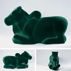 Untitled by Arunkumar H G, Velvet on fiberglass, sold Jun 2008