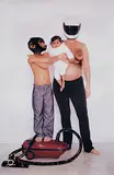 Family Portrait (from the series Hybrids) by Bharti Kher, Digital C print on paper, sold Jun 2008