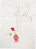 Untitled by Mithu Sen, Mixed media on handmade paper, sold Jun 2008