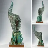 Untitled by Dhananjay Singh, Bronze and copper wire, sold Jun 2008