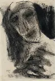 Untitled by Ram Kumar, Ink and wax on paper, offered Jun 2008