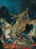 Untitled by S. H. Raza, Oil on canvas, sold Jun 2008