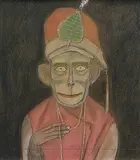 Untitled by Ganesh Pyne, Mixed media on board, offered Jun 2008