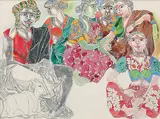 Untitled by K. Laxma Goud, Watercolour and pencil on board, sold Jun 2008