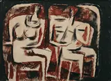 Untitled by K. Laxma Goud, Oil on paper, sold Jun 2008