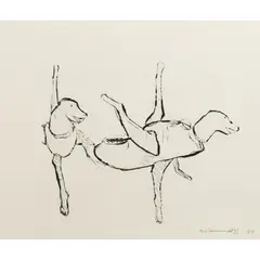 Untitled by Bruce Nauman, 1990, etching, sold Jun 2026