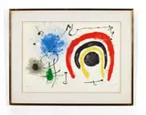 Le lézard aux plumes d'or - I ère version. I planche by Joan Miró, 1967, Lithographie en couleurs, sold May 2023