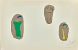 L' Enfance d'Ubu - 1975 - planche 3 by Joan Miró, Lithographie en couleurs, imprimée sur Arches filigrané, sold May 2023