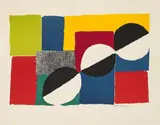 Jardin Andalou by Sonia Delaunay, 1970, Lithographie en couleurs, sold May 2023