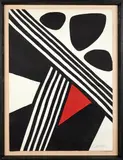 Encore de l'acier by Alexander Calder, 1969, Lithographie en couleurs imprimée sur Rives, sold May 2023