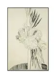 Flowers (Black and White) by Andy Warhol, 1974, Sérigraphie en noir sur Arches, sold May 2023