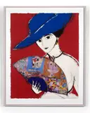 Pamela I by Manolo Valdés, 2013, Eau-forte, aquatinte, pointe-sèche et collage de reproduction d'oeuvres de Paul Klee, imprimée sur papier Pur Chiffon fa, sold May 2023