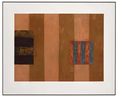Wall by Sean Scully, 1988, Aquatinte en couleurs, sold May 2023