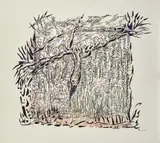 La Chasse aux oies IV by Jean Paul Riopelle, 1981, Lithographie en couleurs, sold May 2023