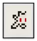 Half Little Big Space by Invader, 2019, Sérigraphie en couleurs, sold May 2023