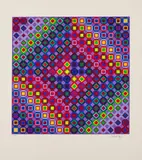 Diam by Victor Vasarely, 1988, Album de 9 sérigraphies en couleurs, texte de Otto Hanh, sold May 2023