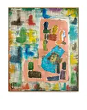 Den kinesiske kjole by Tal R, 1997, Huile sur toile, sold Jun 2023