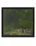 Woodland - 2003 et Dark Moon by Elizabeth Magill, Set of 2 oils on canvas; onesigned, titled and dated on the reverse, sold Jun 2023