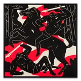 Horse by Cleon Peterson, 2016, Acrylique sur toile, sold Jun 2023