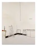Soup Kitchen by Farah Atassi, 2010, Huile sur toile, sold Jun 2023