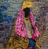 Dame Zelda by Ishmael Armah, 2023, Acrylique sur toile, sold Jun 2023