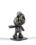 Ash and Pyrite Eroded Character by Daniel Arsham, 2019, Cendre, pyrite et pierre hydrostone, sold Jun 2023