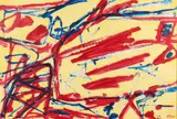 Mire G 77 (Kowloon) by Jean Dubuffet, 1983, Acrylique sur papier marouflé sur toile, sold Jun 2023
