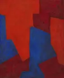 Composition abstraite by Serge Poliakoff, circa 1963, Huile sur toile, sold Jun 2023