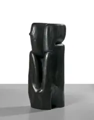 Couple by Wang Keping, Bronze à patine noire, sold Jun 2023