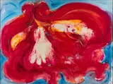 Génisses informationnelles by Jean Messagier, 1971, Acrylique sur toile, sold Jun 2023